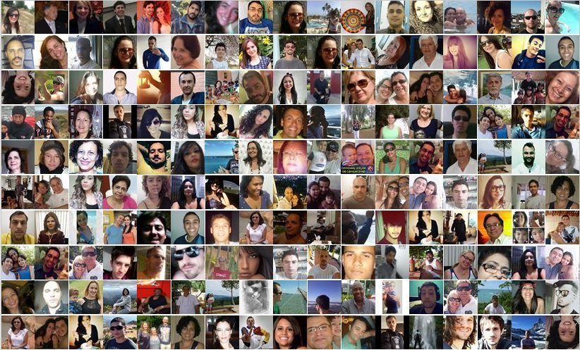 Join the course: a mosaic of photos of our students